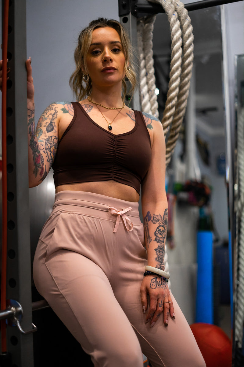 Scrunched Sports Bra – Cycle Craft Fitness